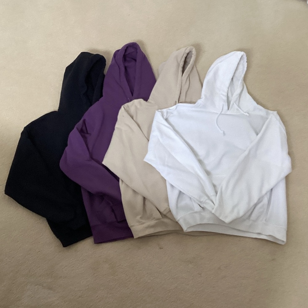 LOT OF 4 MENS HOODIES